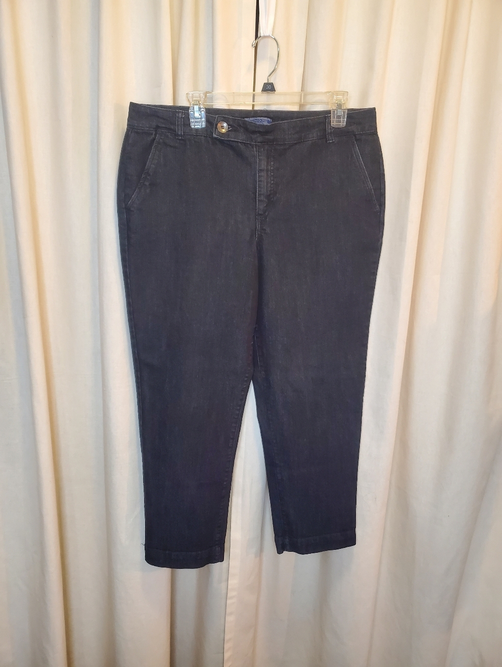 Bandolino Black Denim Ankle Pants